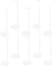 Yardwe 10 Pcs Dolls Stand Display Holder Action Figure Support Frame for Dolls and Collectibles Easy Setup Craftsmanship for Home Store and Exhibition Use