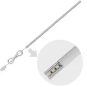 TITATEC Gondola Shelving Lighting 40"LED light Bar under Retail Shelf via Magnet