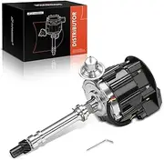 A-Premium Ignition Distributor with Cap and Rotor Compatible with Chevy, GMC, Buick Vehicle - Malibu, Impala, Camaro, Suburban, Corvette, Regal, Blazer, Caprice, El Camino, Jimmy, Sprint, Laguna