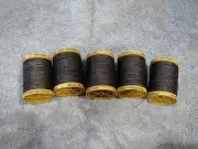 5 NIP Gutermann 800m Spools Cotton Sewing Quilting Thread Brown Variegated 9948