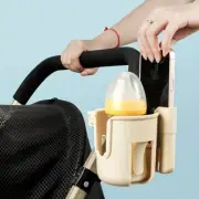 2-in-1 Universal Stroller Water Cup Holder With Phone Holder, Universal Bottle