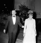 Frank Sinatra and Mia Farrow 10th November 1965 Historic Old Photo