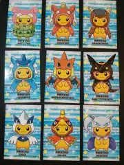 Pokemon 2024 Card Database Christmas Poncho Pikachu Heart Holo Set 9 Cards Peru