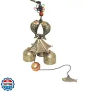 Hooshing Fish Wind Chimes for Outside Tiny Metal Garden Bells for Lucky Home