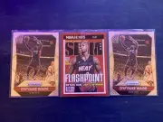 DWYANE WADE 3 CARD LOT PRIZM SLAM