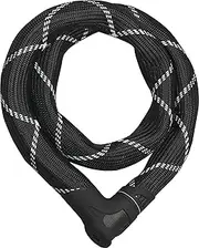 ABUS Iven Chain Lock 8210 - Hardened Steel Bicycle Lock - Synthetic Fibre Coated - ABUS Security Level 10