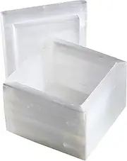 YeasHome Handcrafted Natural Selenite Crystal Box - Energy Cleansing Storage for Healing Stones, Jewelry & Meditation Tools