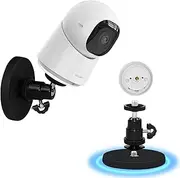 Magnetic Camera Wall Mount Compatible with eufy Indoor Cam E30/C210/C220/E220,Outdoor Indoor Magnetic Bracket for Security Camera,Black(1Pack)