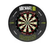 Formula Sports Micro Band 3 Dart Board and Winmau MVG Retro Dartboard Surroun...