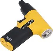 Air Blower, 120000RPM Compressed Air Duster 3 Speed Electric Jet Fan Mini Turbo Blower Dryer Cordless PC Cleaner for Computer Keyboard Car Cleaning (Yellow)