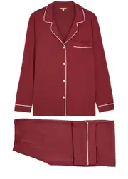 Eberjey Gisele Stretch-modal Pyjama set - Red S (UK 8-10 / S)