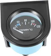 ULTECHNOVO Car Instrument Modified Water Temperature Meter Rain Gauge Pool Thermometer Lake Pool Heater Instant Humidity Water Table Bath Thermometer Water Flow Gauge Solar Tub Aluminum Alloy