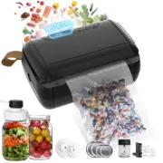 Mini Vacuum Sealer, Electric Mason Jar Vacuum Sealer Kit, 10 in 1 Mini Bag Seale