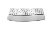 Logitech Wave Keys for Mac Wireless Ergonomic Keyboard (Off White)