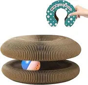 Interactive Accordion Toys,Colorful Cat Scratcher Toy | Funny Pet Supplies, Portable Interactive Scratching Pad for Domestic Animals