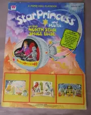Vintage Uncut Whitman 1979 Star Princess and Pluta Paper Doll Booklet
