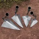 Loose Soil Hardened Triangular Hoe Sturdy Garden Tool Hand Shovel Weed Puller
