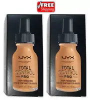 NYX Professional Makeup Total Control Pro Drop Foundation, Camel 0.43oz - 2 Pack