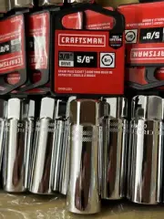 10 Pieces- New CRAFTSMAN 5/8" Spark Plug Socket, 3/8-Inch Drive (CMMT43324)