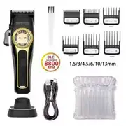 Kemei KM-2373 Professional Hair Clipper Magnetic Levitation Motor 8800RPM Hair Trimmer Charging Base Men's Hair Trimmer