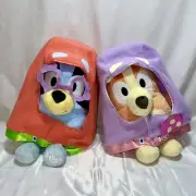 Build A Bear Bluey and Bingo Plush Puppies With Janet And Rita Costumes New 2024
