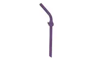 6pc Melii Luxe Reusable Coloured Silicone Drinking Straws Washable Assorted