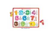 Fun Factory: Wooden Numbers Knob Puzzle