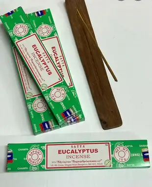 [綺異館] 印度香 賽巴巴 尤加利 Satya eucalyptus 15gm 薰香 舒緩 線香