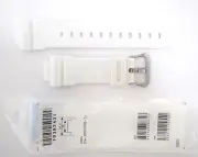 CASIO WATCH BAND: 10382431 BAND FOR DW-6900 White Resin
