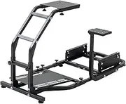 Dardoo Racing Simulator Cockpit Adjustable Gaming Steering Frame fit for Logitech G27 G29 G920 G923, Thrustmaster T300, Fanatec Racing Wheel Stand,Not Included Steering wheel, Pedal and Seat