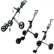 2025 Ben Sayers Push Pull Golf Trolley Cart Two Three Wheel Foldable Lightweight