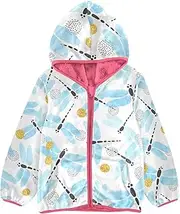 [Caihoyu] Girls Sherpa Lined Girls Fleece Zip Up Jacket Toddler Boy Coat