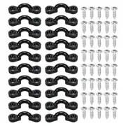 Kayak Pad Eye, 20 Pack Nylon Deck Loops with 40 Pan Head Self Tapping Screws