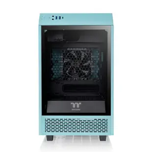 曜越 The Tower 100 ITX 全景直立式 迷你機殼 松石綠 CA-1R3-00SBWN-00