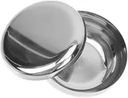 OFFSCH Small Korean Rice Bowl with Lid Stainless Steel Serving Dish for Appetizer Cereal Salad Noodles for Home and Restaurant Use Quick Heating Design
