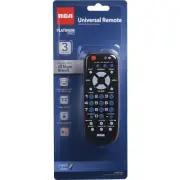 RCA 3-Device Black Remote Control RCR503BE Pack of 6 RCA RCR503BE 044476083747
