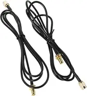 HOMSFOU WiFi Signal Extender Male to Female Coaxial Extension Cable Antenna Connector Rg174 1m Router Antenna Signal Booster