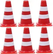 ORFOFE 40Pcs Traffic Scene Props Simulation Barricade Models for Kindergarten Teaching Roadblock to Enhance Safety Awareness and Role Play Fun