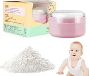 Body Powder Puff and Container,Children Talcum Storage Box | Dusting Holder Container with Puff, Ideal for Talcum, Bath and Loose Powder