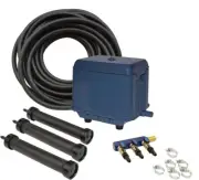 EasyPro LA3 Stratus KLC Koi Pond Aeration Kit with Compressor, Diffuser, Tubing