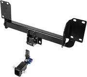 76908 Hidden Hitch Hidden Trailer Hitch 2 In. Removable Receiver, Black ，Compatible With BMW X5 2019-2022
