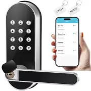Keyless-Entry Keypad Electronic Door Lock: Digital Smart Lock with Code Passc...