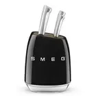 Smeg Knife Set and Block ( Black ) Free FedEx