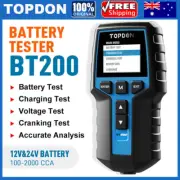 TOPDON BT200 12V Car Battery Load Tester 24V Charging Cranking System Analyzer