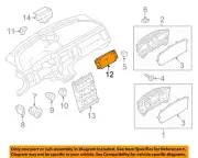 FORD OEM 2013 Flex Instrument Panel Cluster Switches-Heater Control DA8Z19980E (for: Ford)