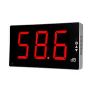 Digital Sound Level Meter with LCD Screen, Wall Mounted Noise Decibel Monitor 30-130dB Range