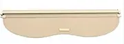 Rear Trunk Cargo Cover,Fit For Renault, Kadjar 2015-2024 Shield Shade Curtain Partition Board Privacy Blinds safety Accessories Retractable Trunk Divider(Beige)