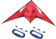 Stunt Power Kite, Dual Line Kite Outdoor Fun Sports, Sport Kite Triangle Kite fo
