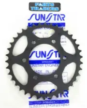 Sunstar Rear Sprocket 38T Kawasaki Ninja GPZ400 ZX-6R/10R Polaris 250/350/400