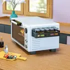 Microwave Oven Side Organizer Shelf Refrigerator Door Magnetic Spice Rack